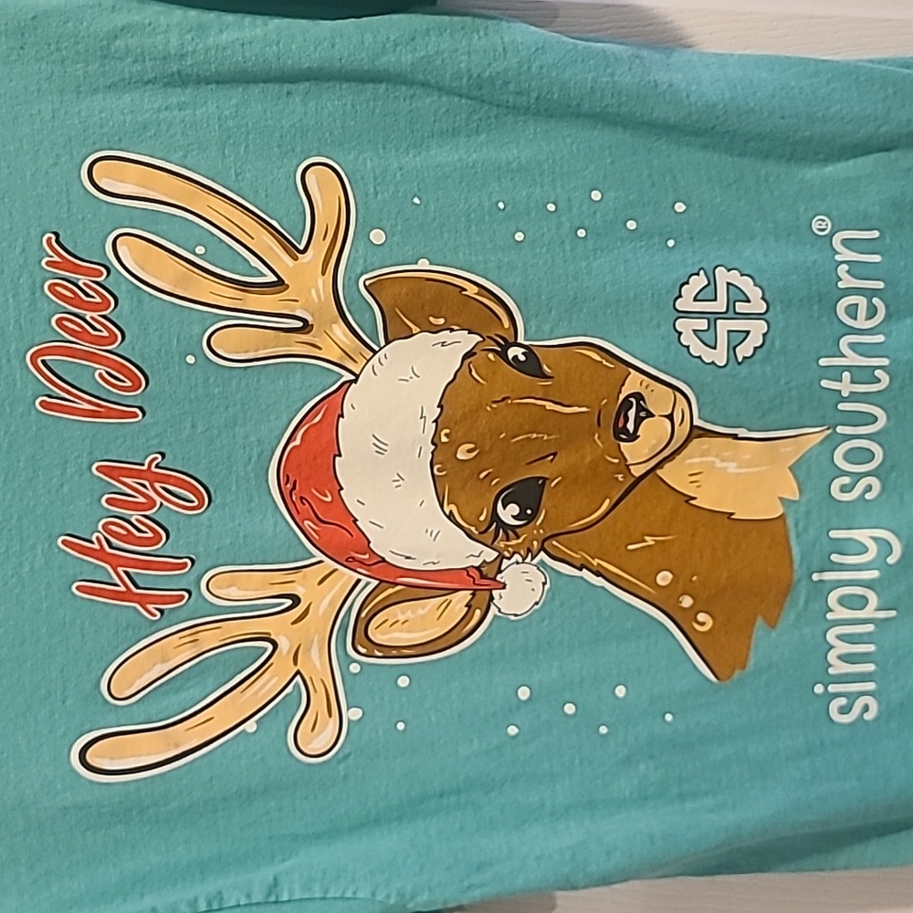Simply Southern Women's Hey Deer T-shirt - Picture 2 of 4
